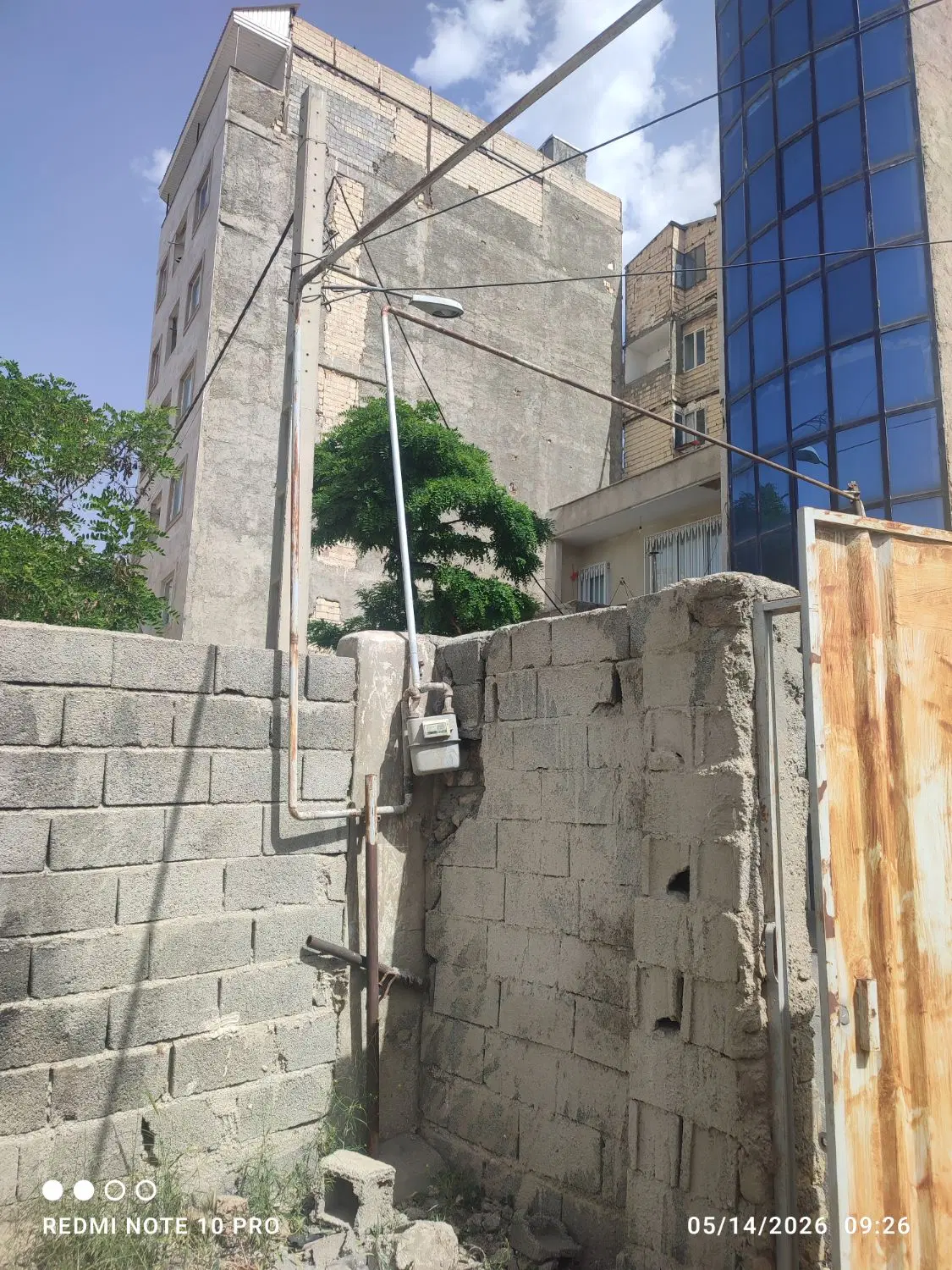 فروش قطعه مسکونی۳۲۱متری