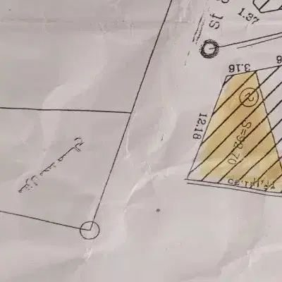 زمین2نبش پلاک قراردادی شماره2