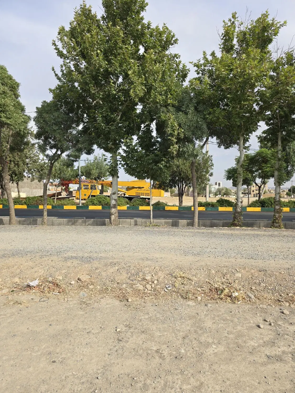 زمین تجاری مسکونی بر بلوار با عرض معبر ۳۴ متری