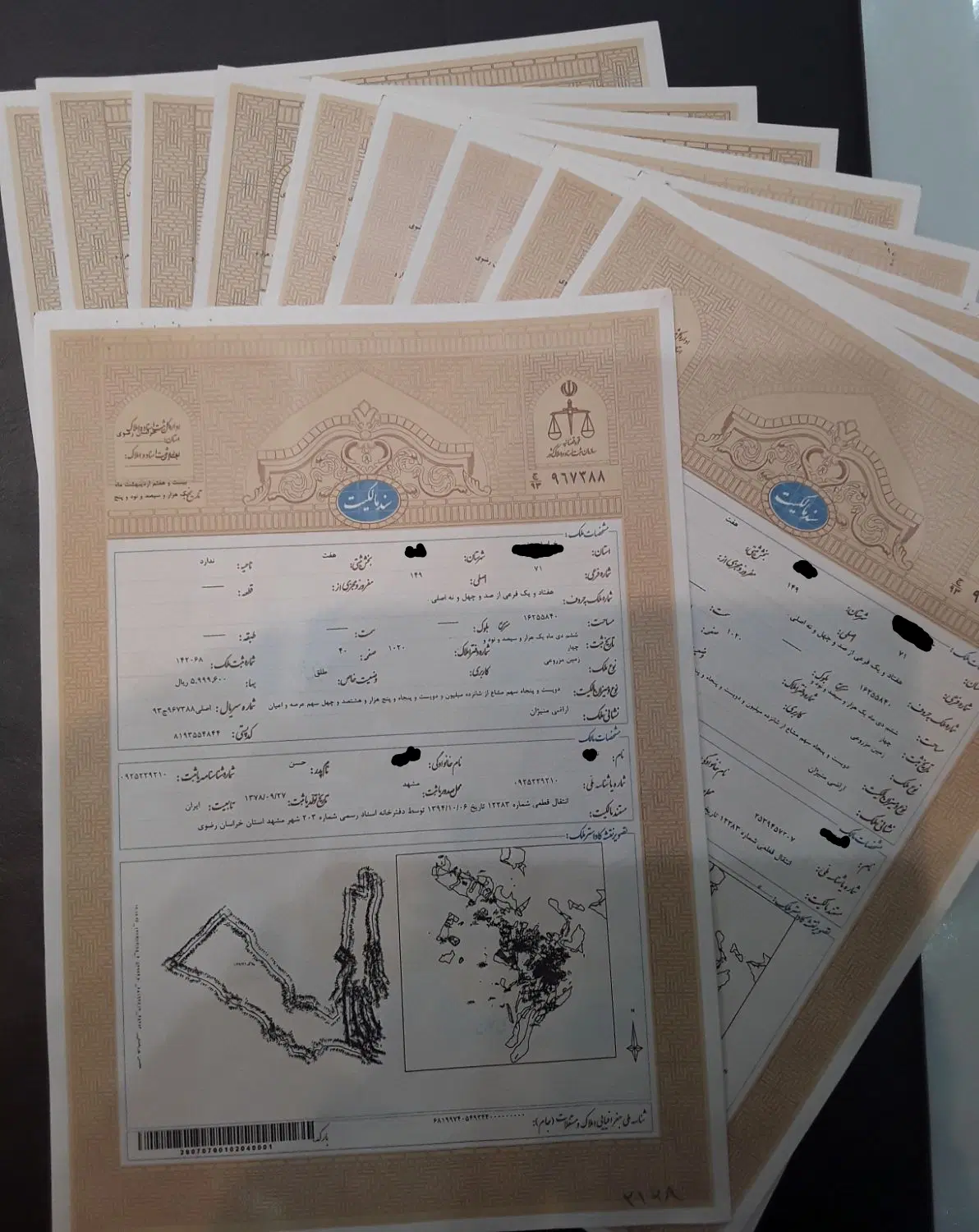 ۵۰۰ متر زمین ملکی امتداد مجیدیه