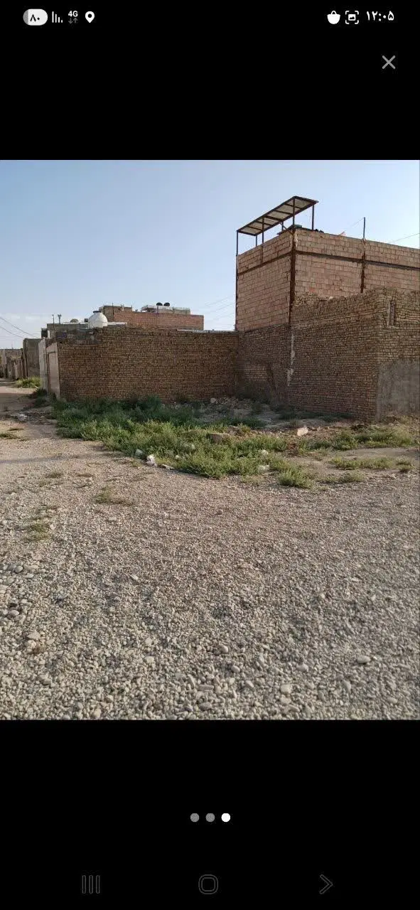 زمین دونبش به مساحت۷۲متر