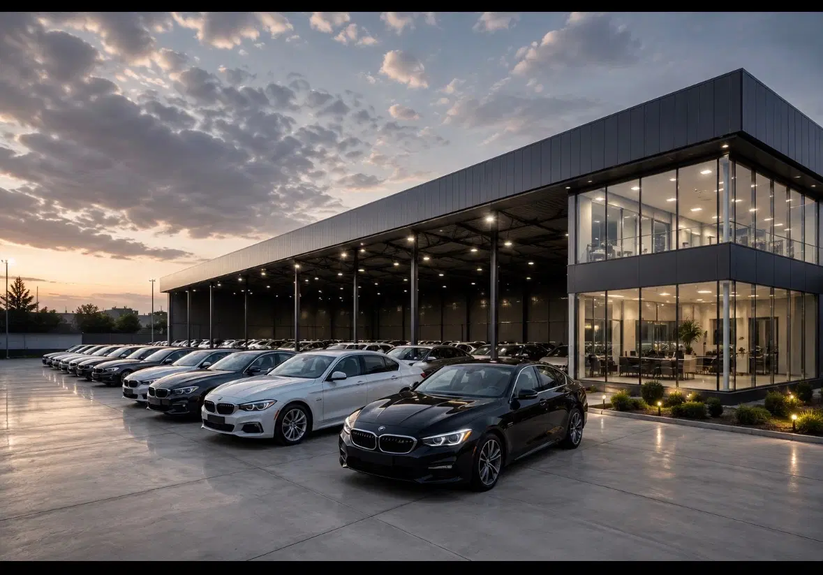 مین ۲۰۰۰ متری با سوله و دفتر کار،  نمایشگاه ماشین