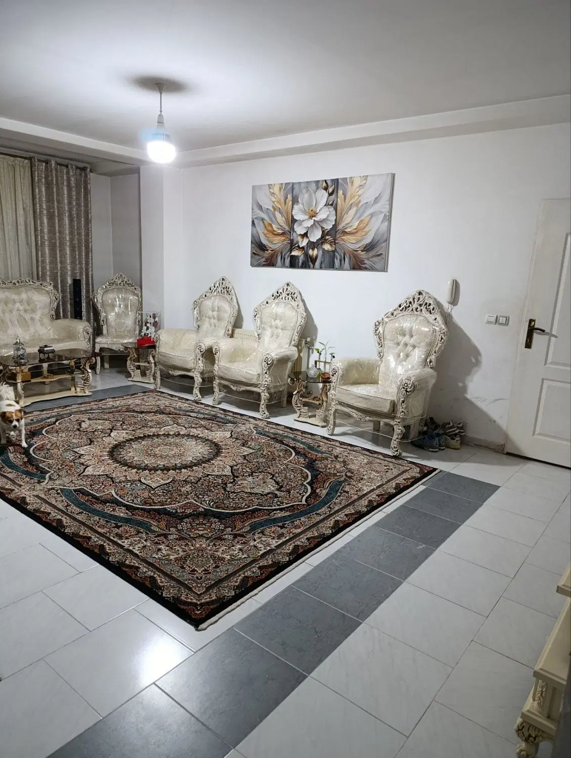 شهرک ابریشم ۱۱۲ متری +55متر روف گاردن