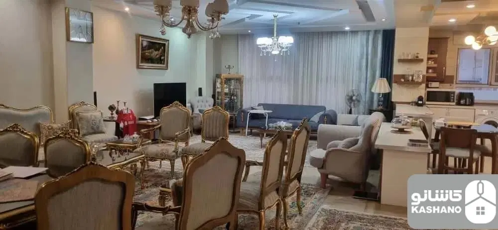 ۷۳متر سالن سرتاسر پرده خور عروس پسند_ اهرایی