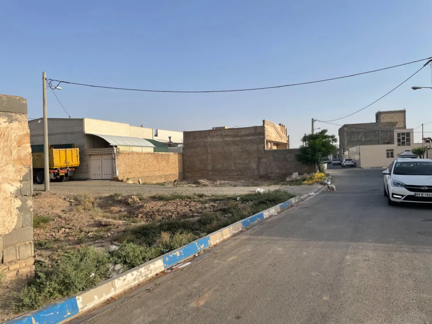 زمین مسکونی ۱۵۵ متر در کوشک دو نبش