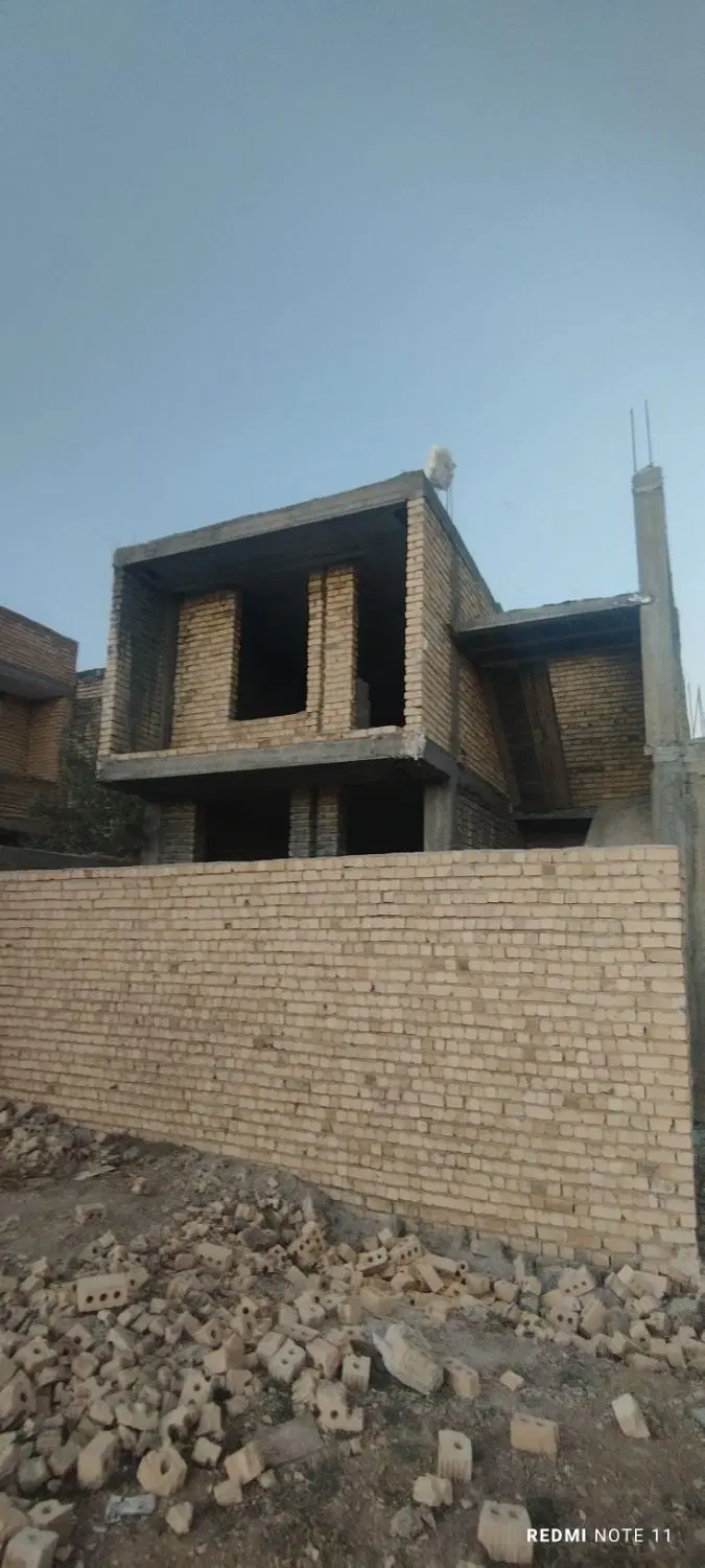 اسکلت دو طبقه کوشکک با پروانه ساخت شهرداری
