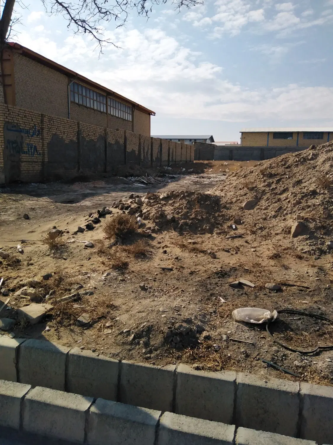 فروش زمین 1500متری کارگاهی گلبهار