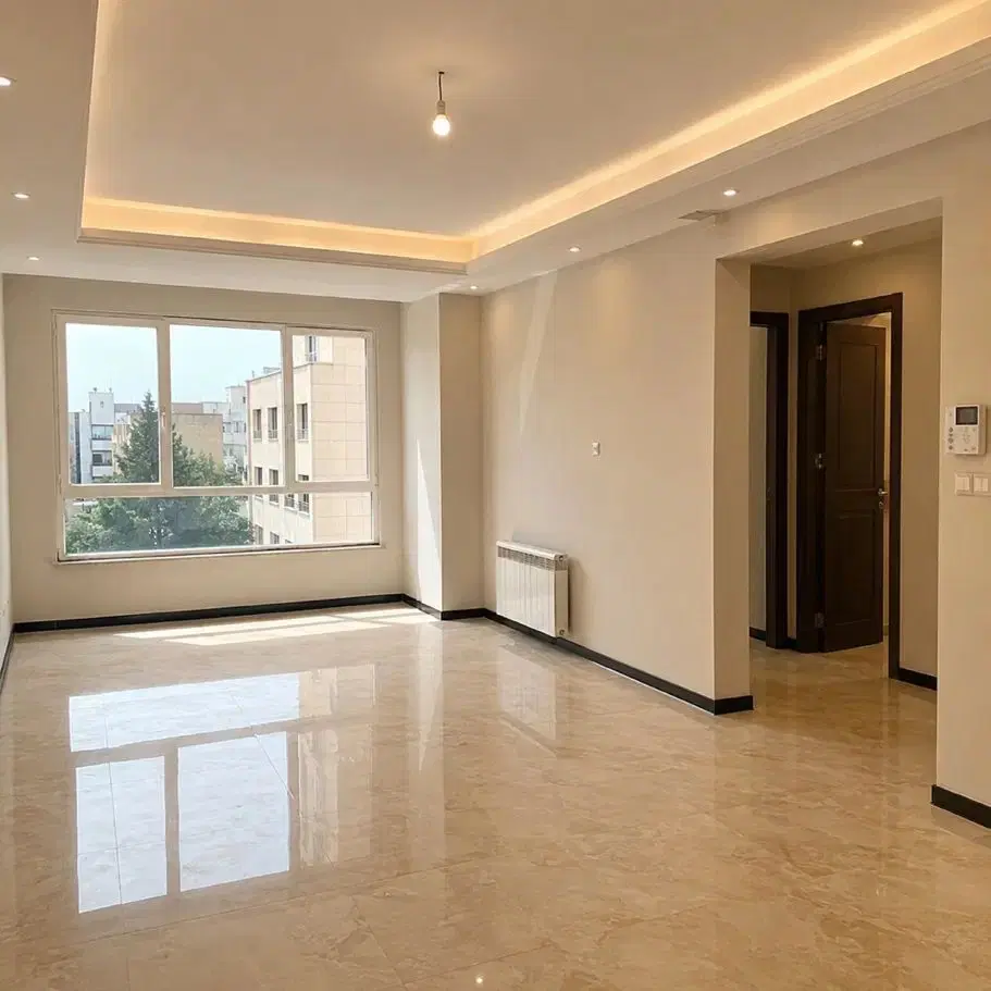 ۱۰۵ متر نوساز خوش نقشه بدون پرتی فول امکانات