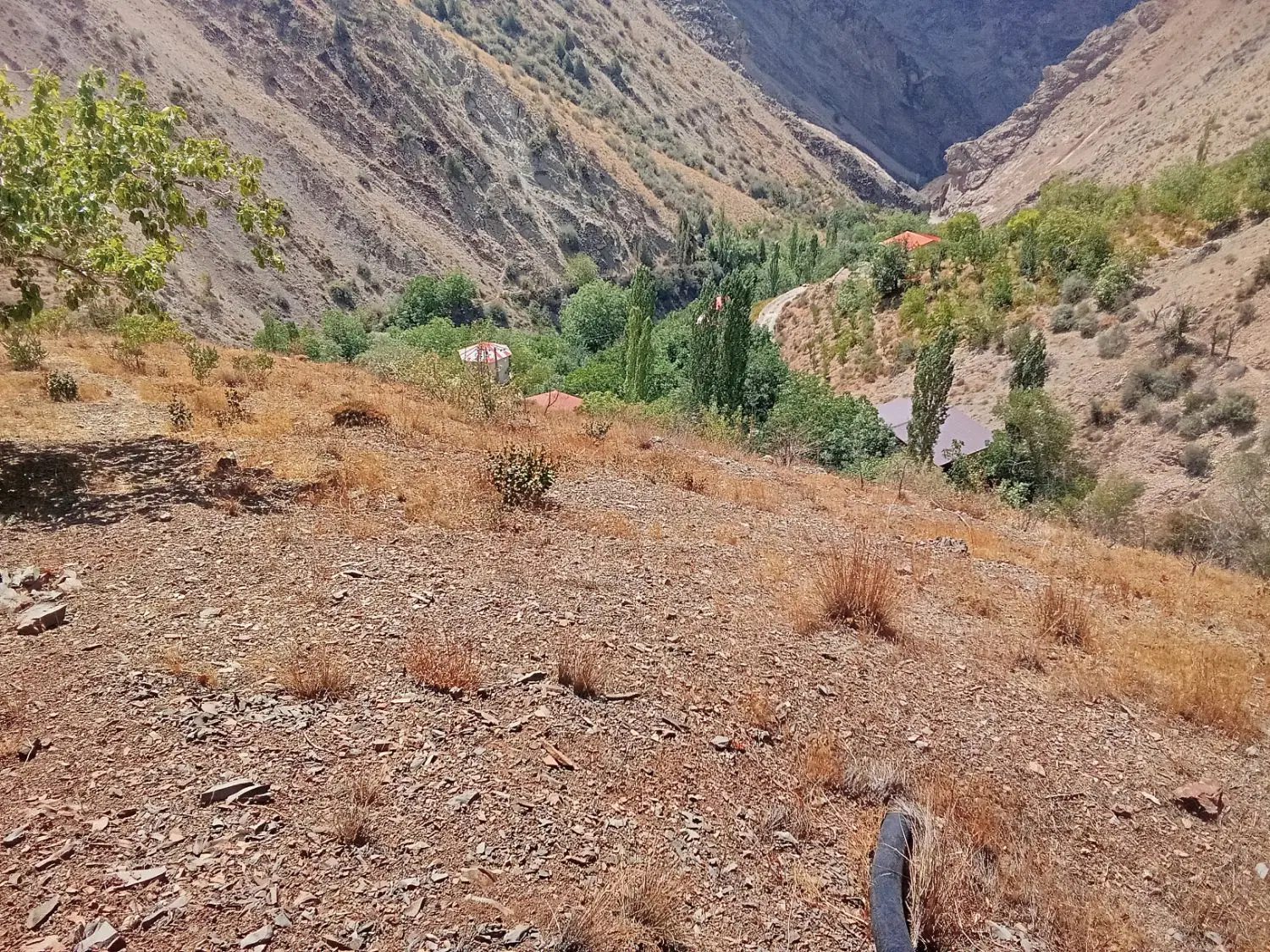 زمین در جاده چالوس، کیلومتر ۵۰