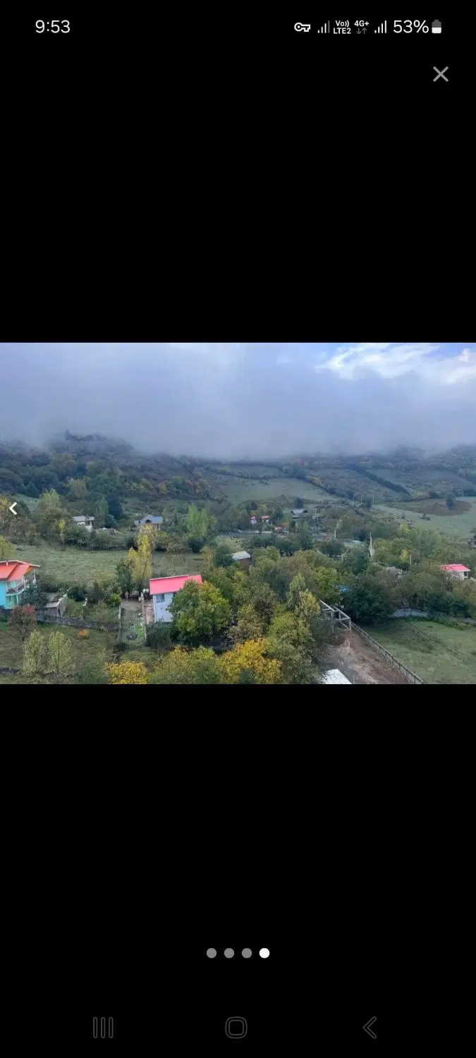 زمین ۴۰۰ متری با بنای نیمه‌کاره سند دار