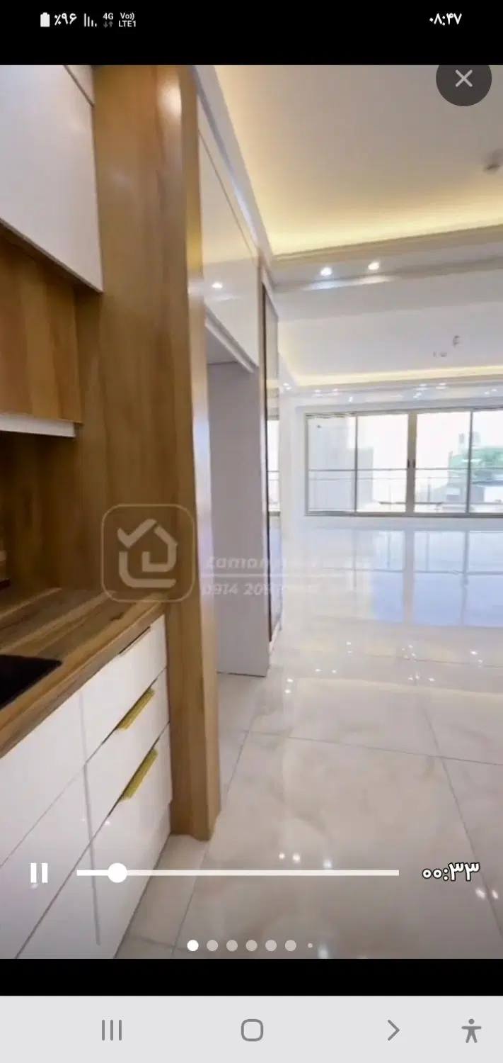 واحد ۸۷ متری  ۲ خواب کاملا بازسازی شده
