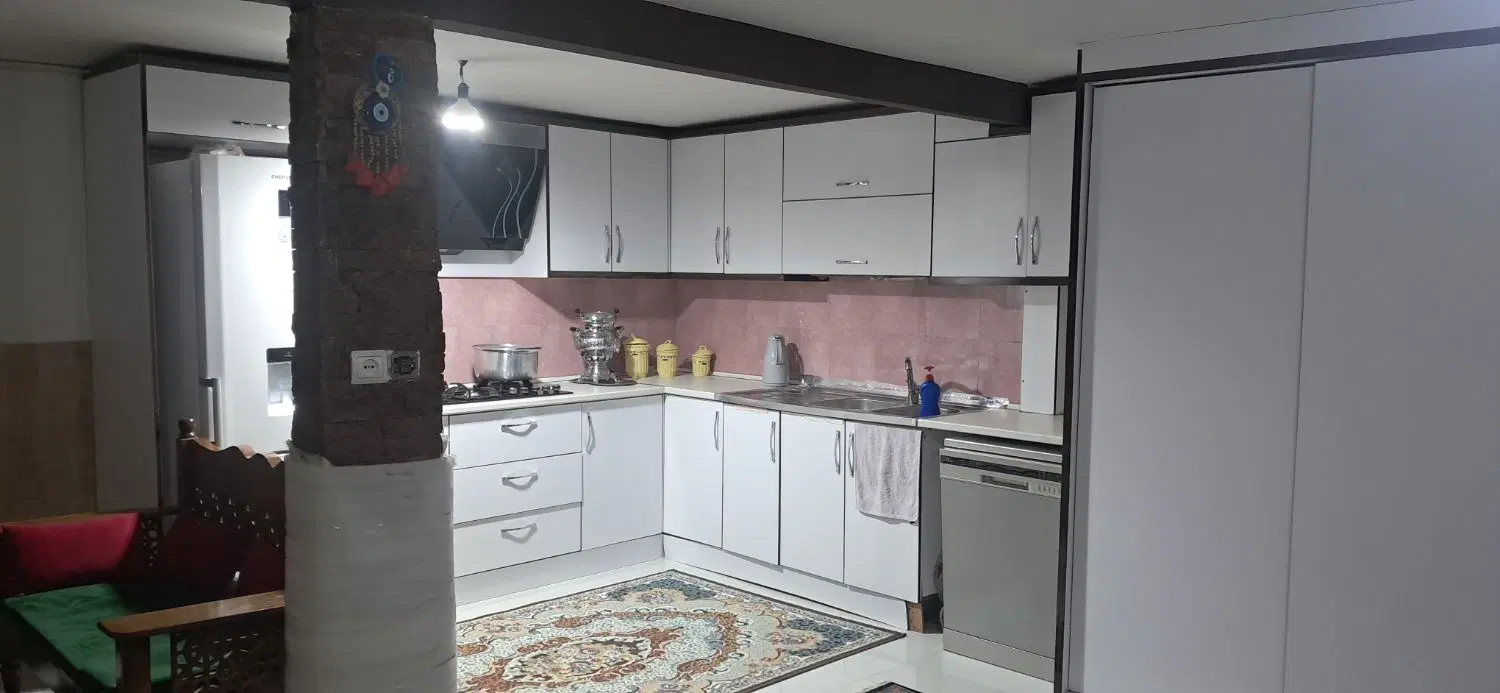 65 متر طبقه ۲ آسانسور پارکینگ انباری کابینت MDF