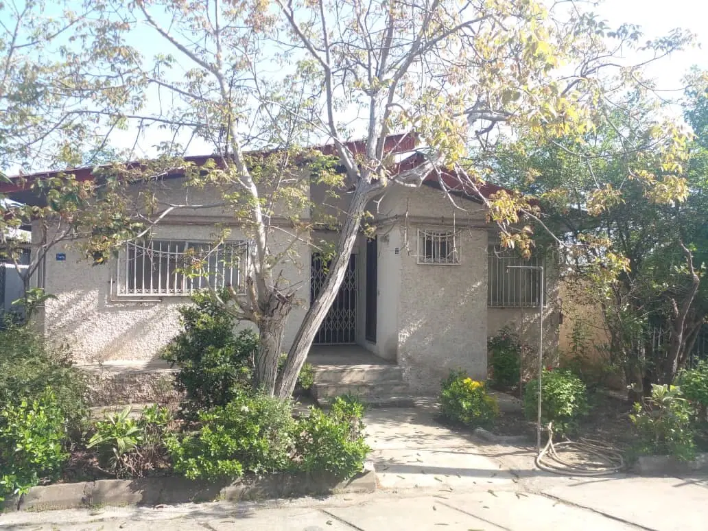 زمین ساحلی با بنای قدیمی