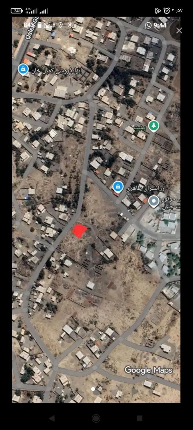 زمین مسکونی واقع در حسین آباد خان