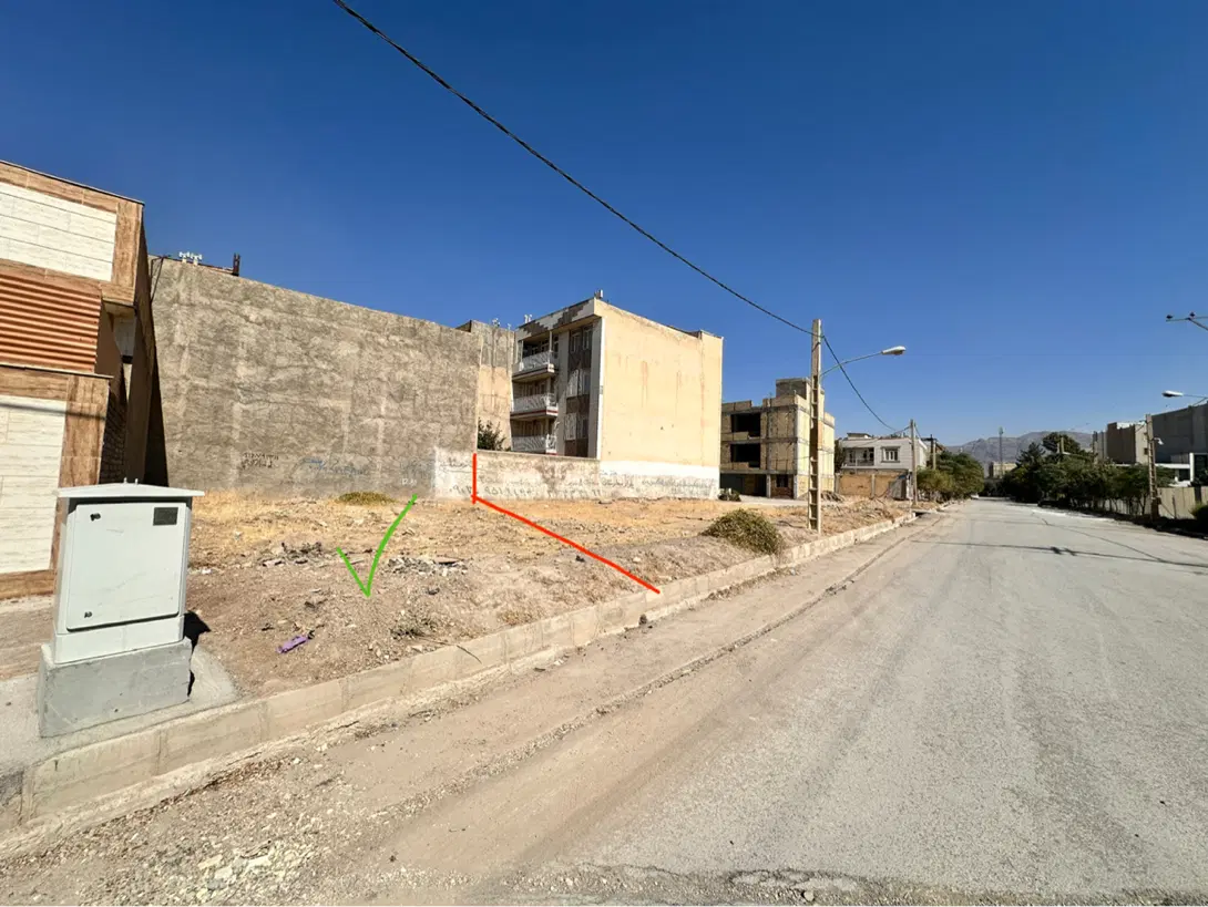 قطعه زمین ۱۹۵ متر تمدن