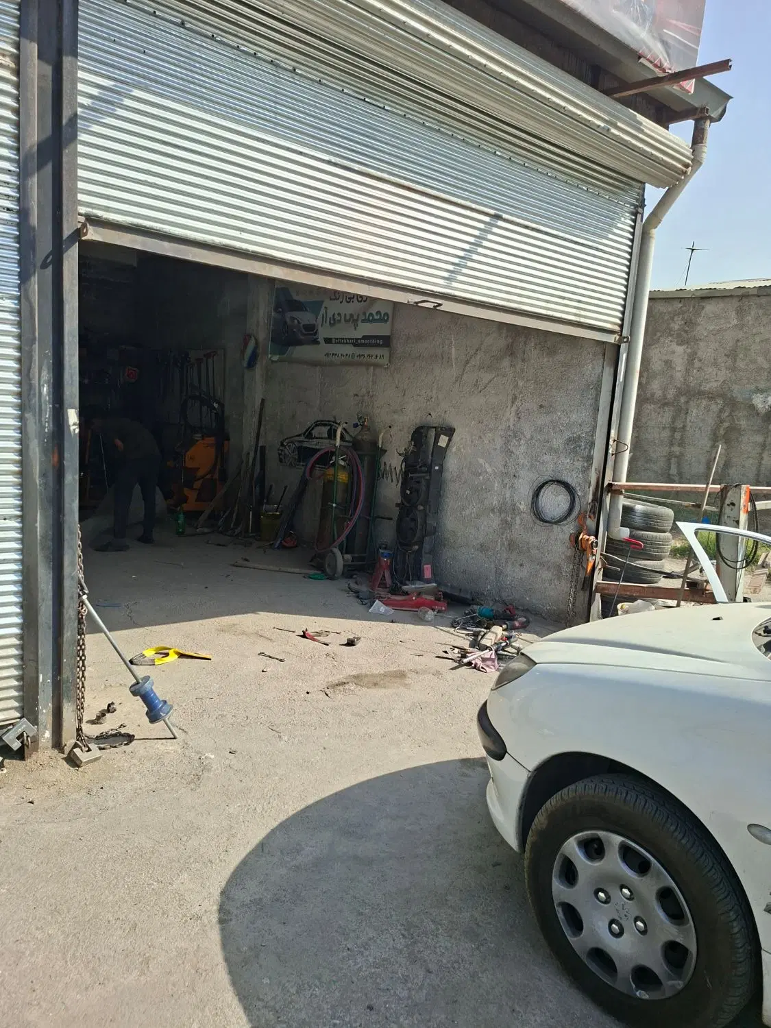اجاره مغازه ۲۵ متری داخل گاراژ ۱۵ متری بحر اصلی