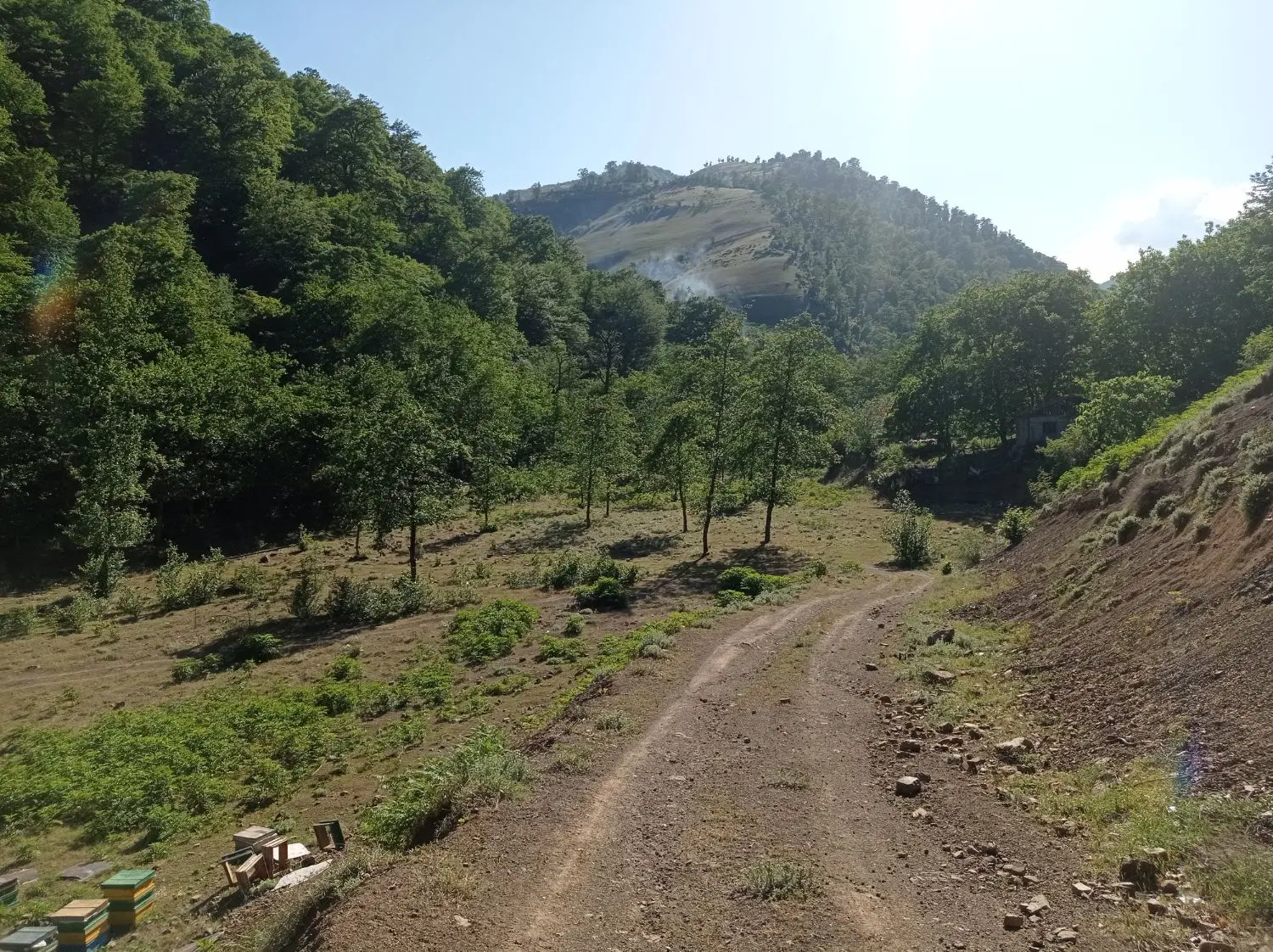 فروش زمین در جاده‌ی کوهستانی پونل به خلخال