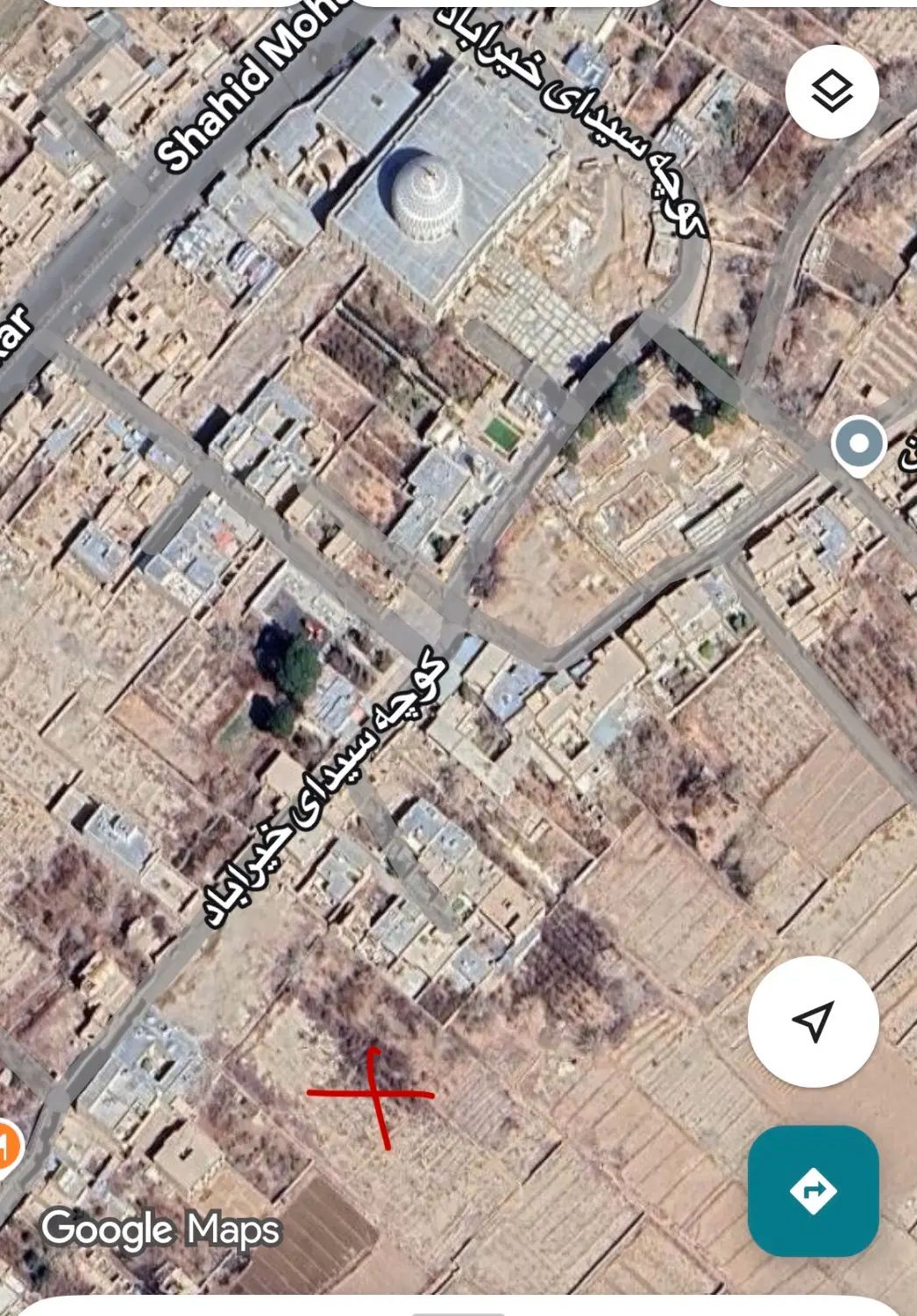 زمین ۲۱۰ متری مسکونی خیرآباد