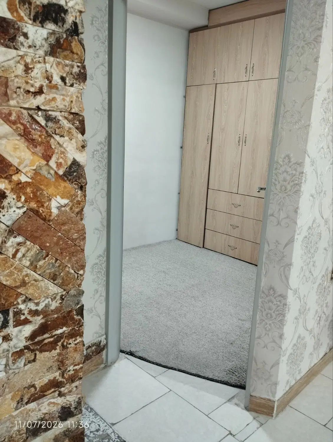 ۸۴ متری دو خوابه خوش نقشه بلوار بهاران