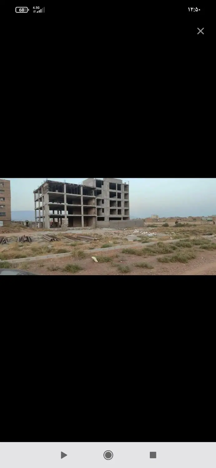 زمین مسکونی ۴۴۰متری بنی هاشمی سند تک برگ