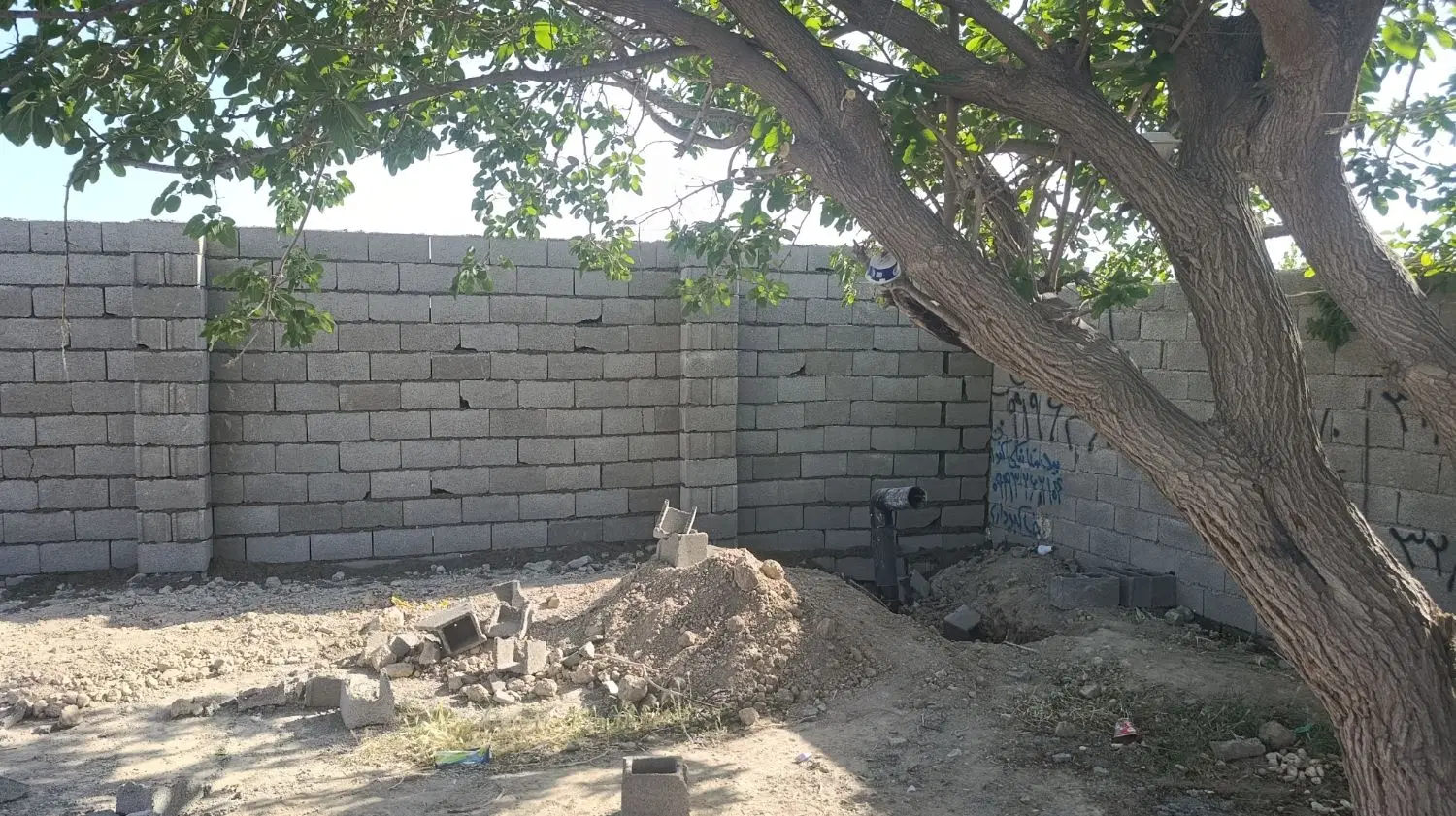 ۲۷۵متر باغچه چهاردیواری چهارباغ عرب اباد،رامجین
