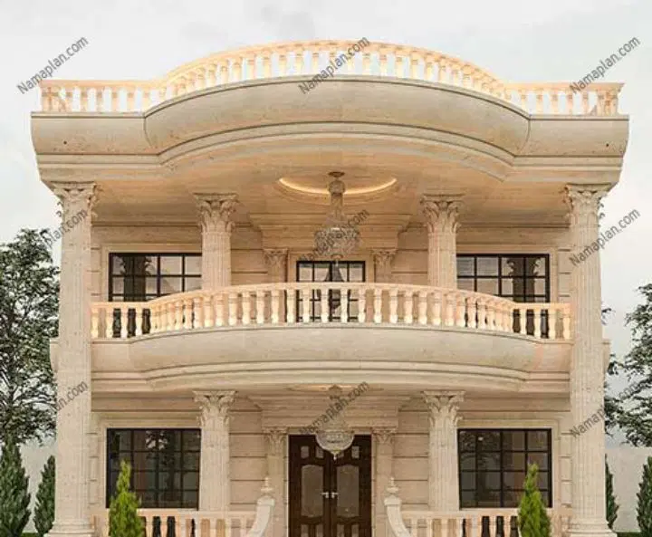 ساختمان دوطبقه ویلایی