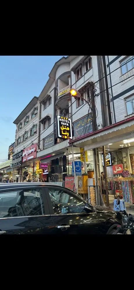 هتل وفا _بازارچه ساحلی _بالکن رو به دریا