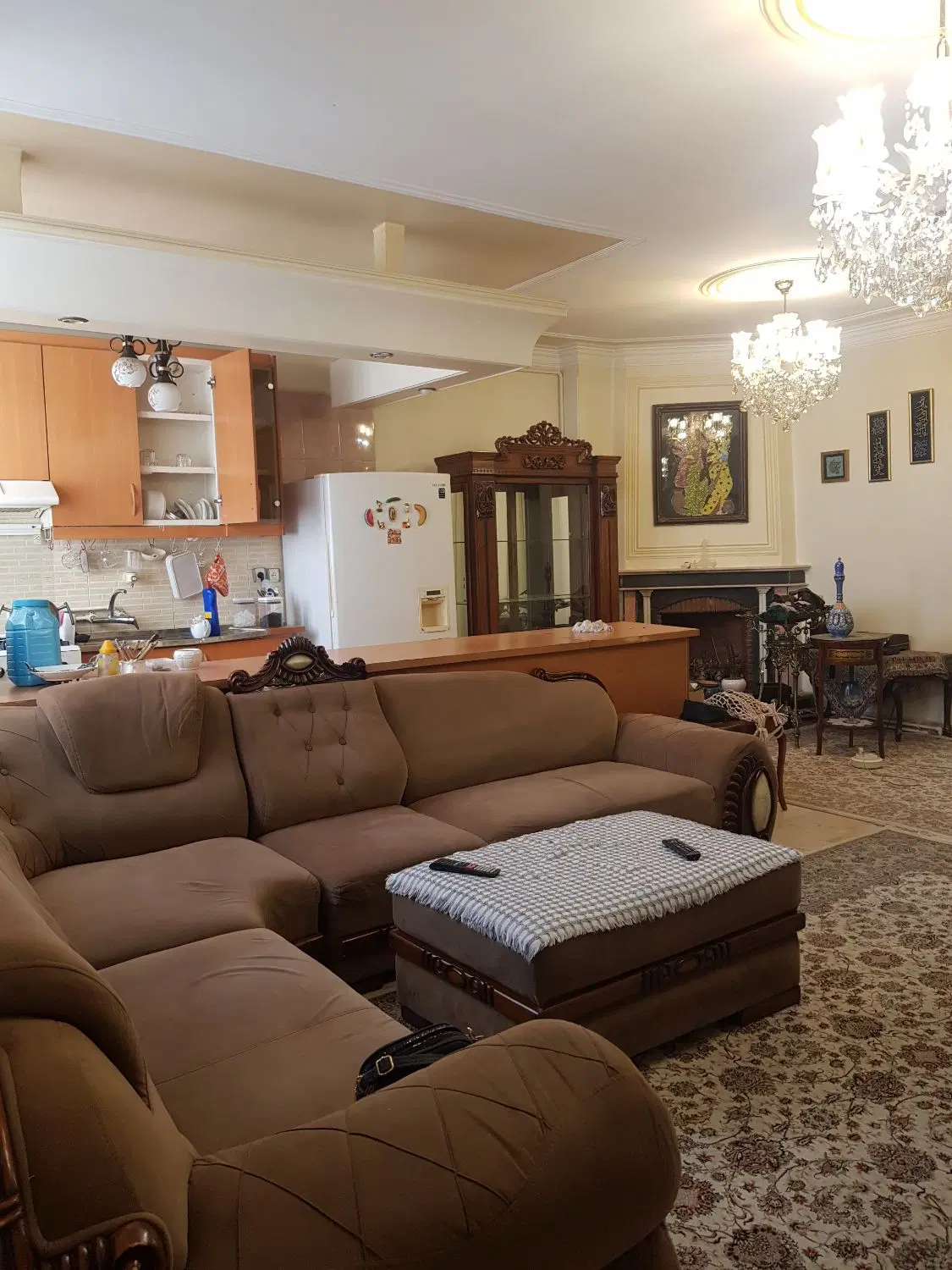 آپارتمان دو خوابه خوش نقشه بهترین لوکیشن