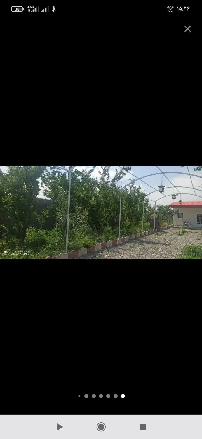 باغ هزار متری با بنای قدیمی  ( انجم آباد)