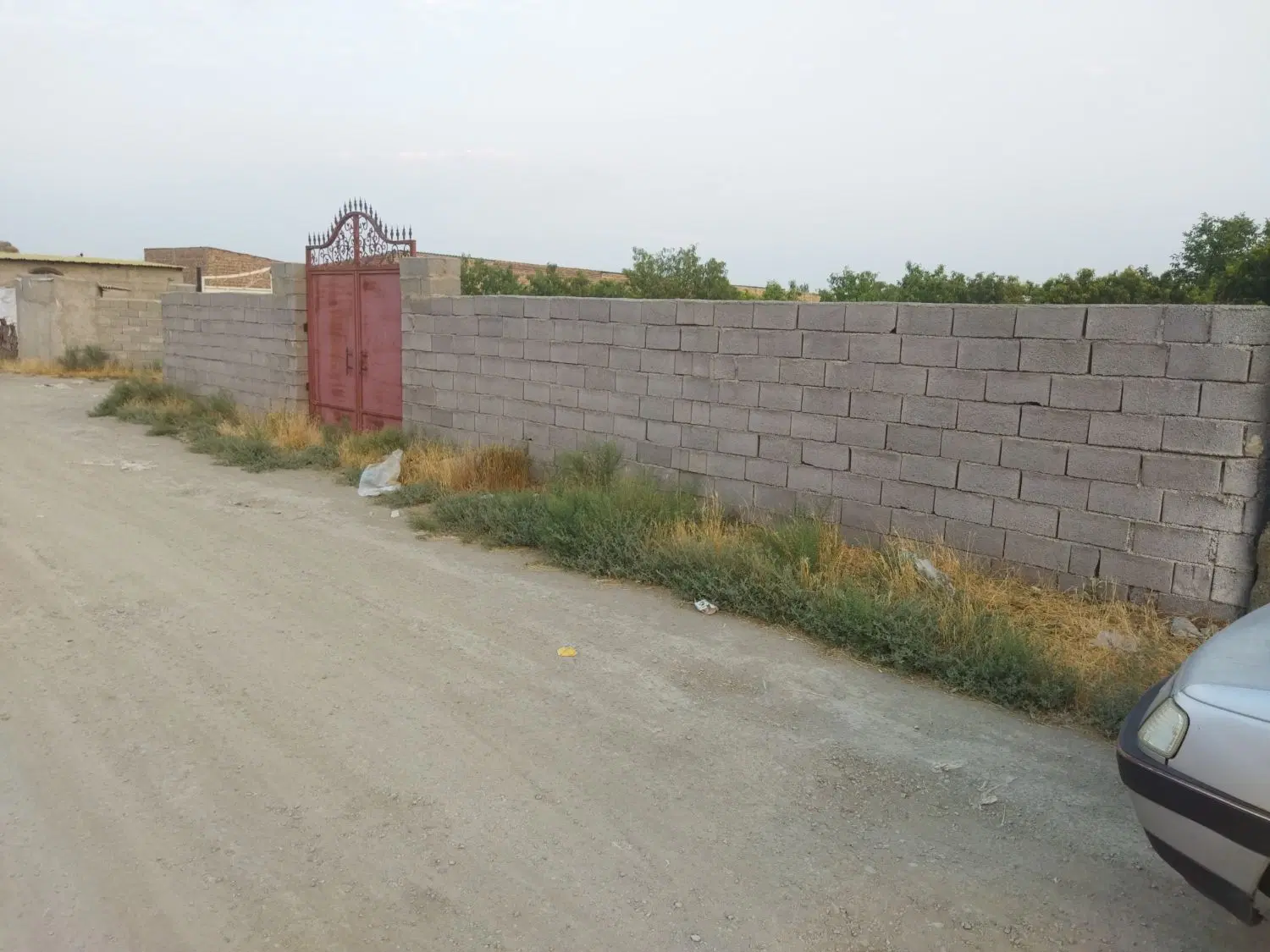 فروش زمین دیوار کشی شده دو بر در روستای جارچلو