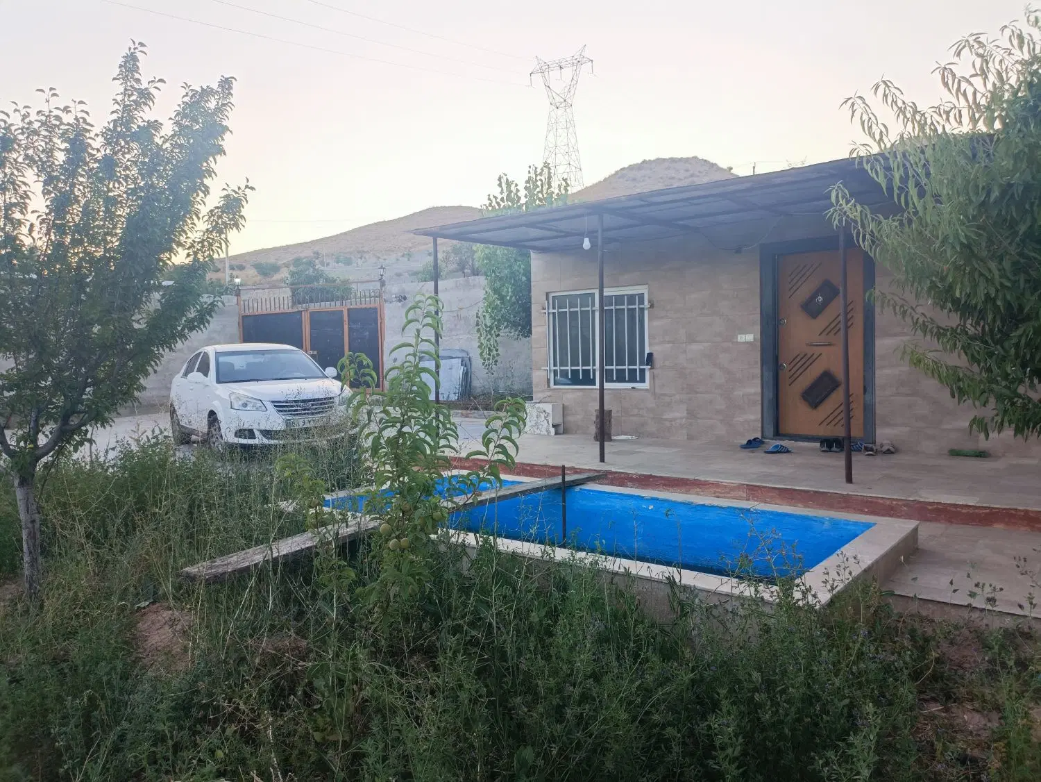 باغ در سیوان  با  امتیاز برق و اب