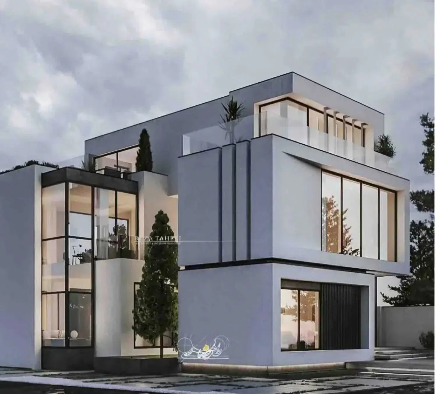 خانه دوطبقه ویلایی