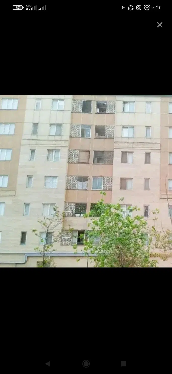 آپارتمان شهرک بهشتی نسترن ها حیاط دار