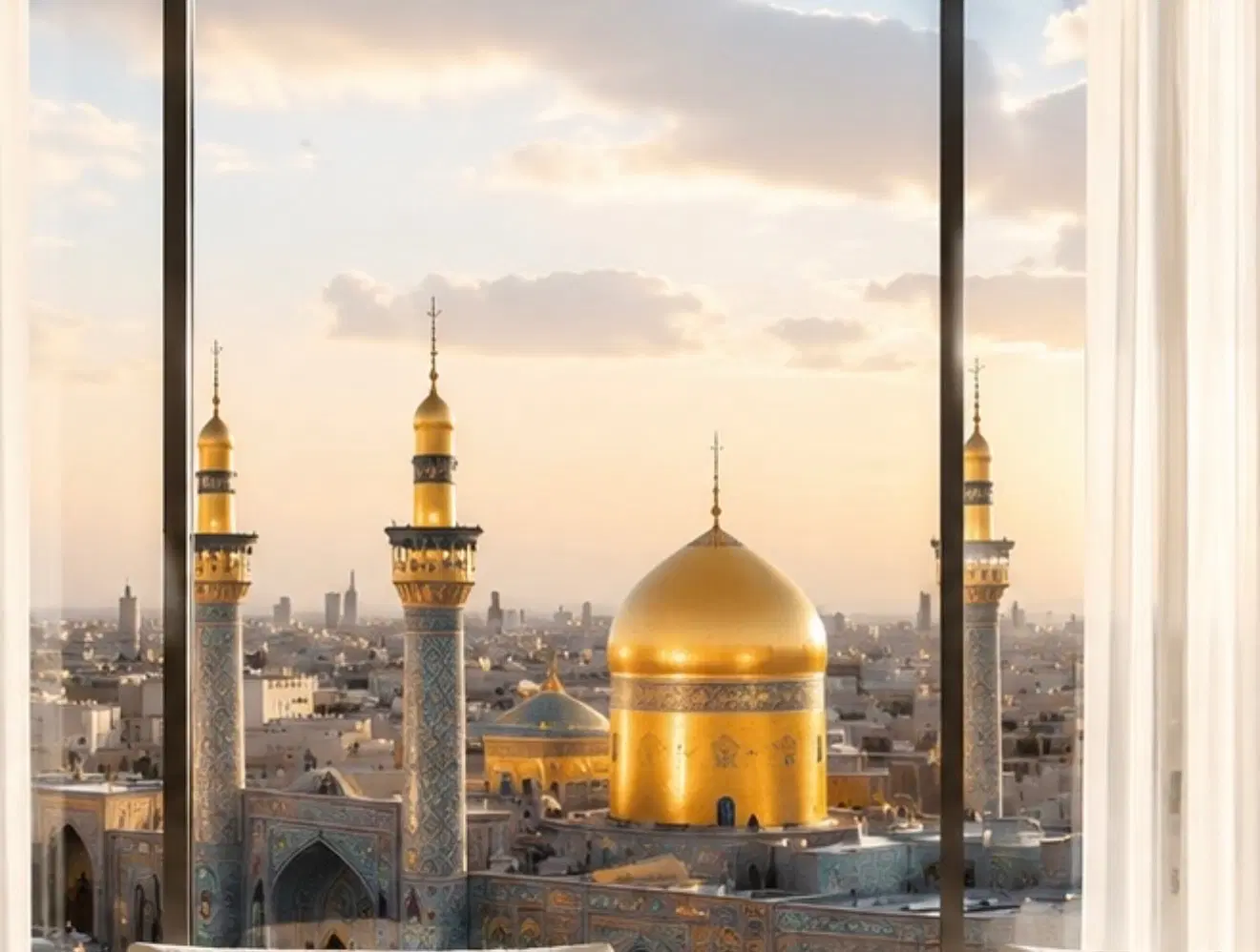 ۱۹۰ متر ۴ خواب مستر با ویو گنبدطلا _ حرم امام رضا