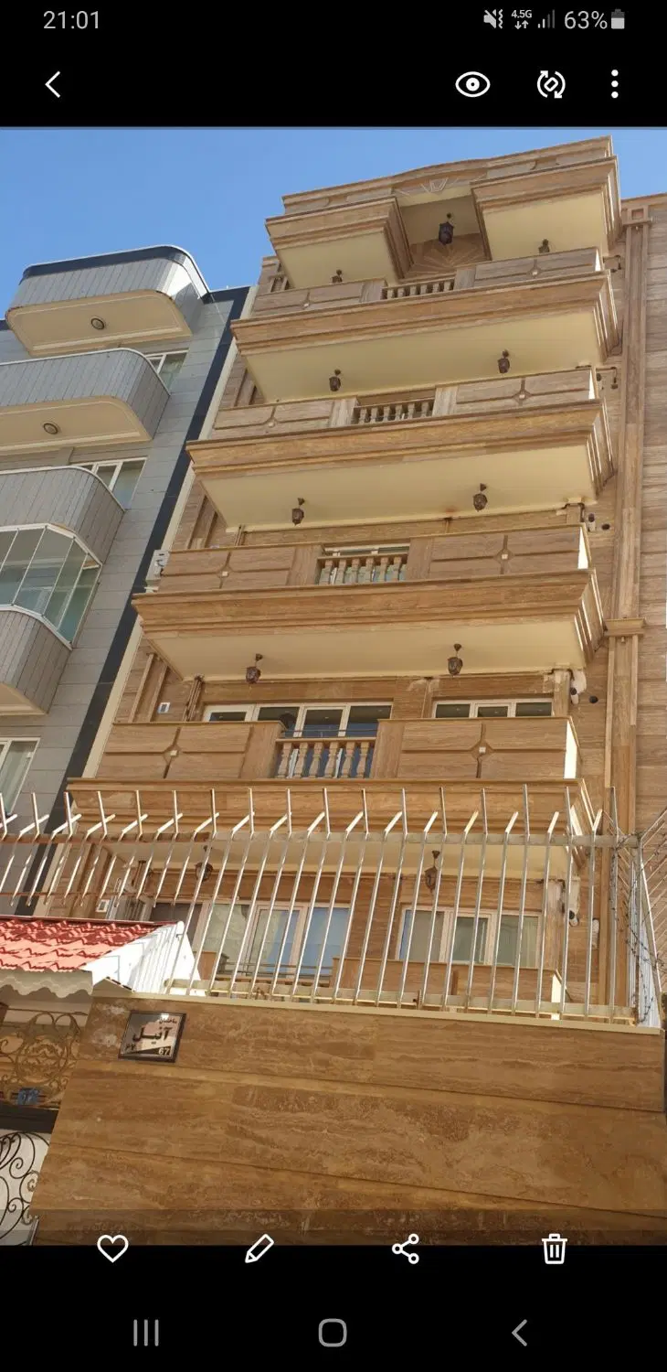 آپارتمان شمالی۱۰۳ متر سند رسمی در کوی میخک منظریه