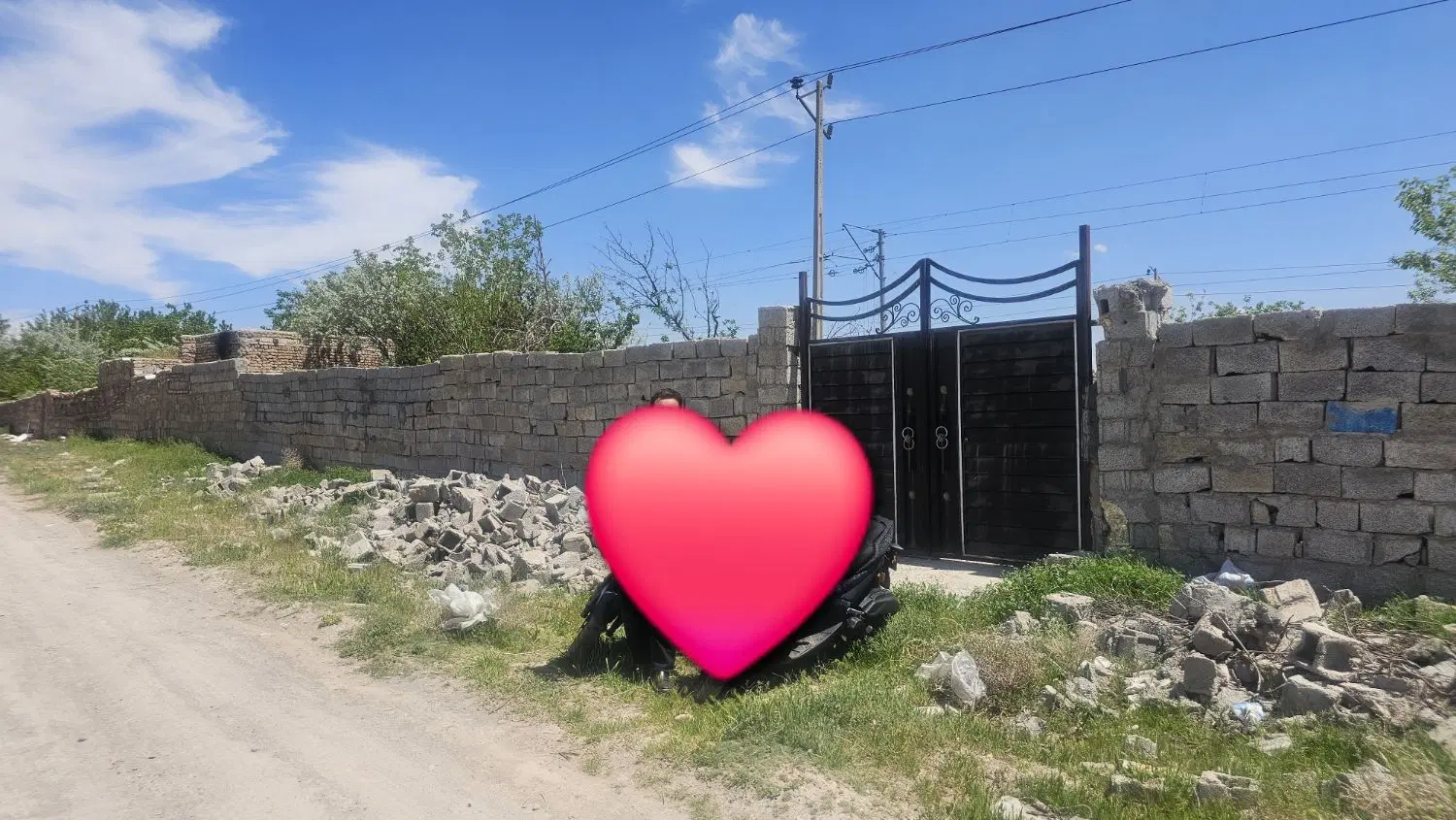 زمین باغ واقع در سردرود