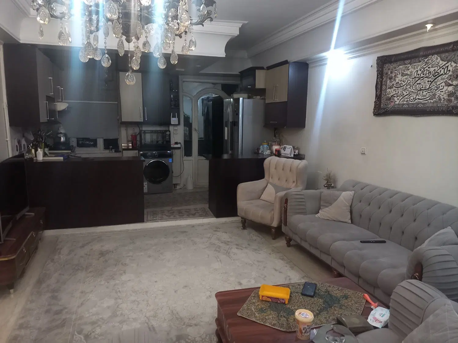 ۶۰متر ۱خواب فول بازسازی رو به کوچه