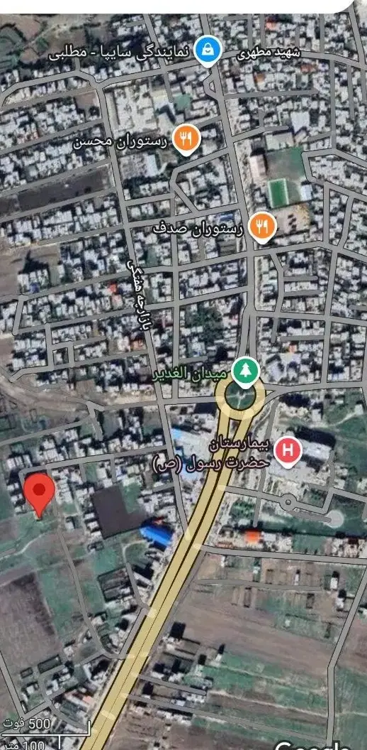 زمین کاربری دار.الغدیر۱۶