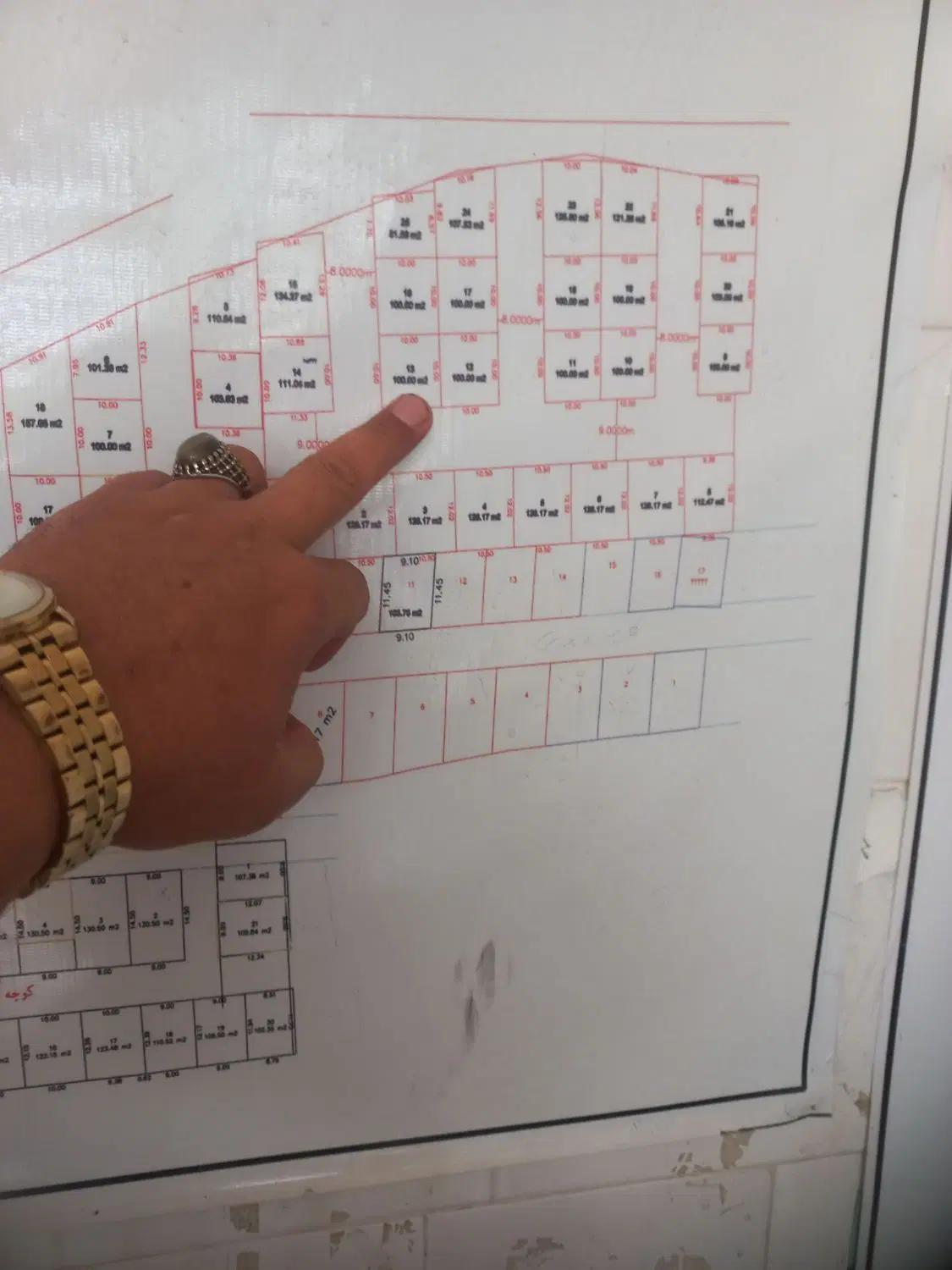 زمین جاده رشه ده رو بروی معاینه فنی