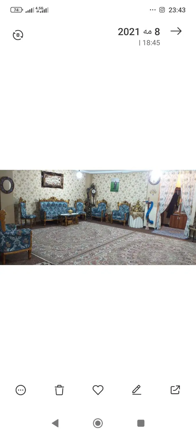 اجاره آپارتمان 95متری