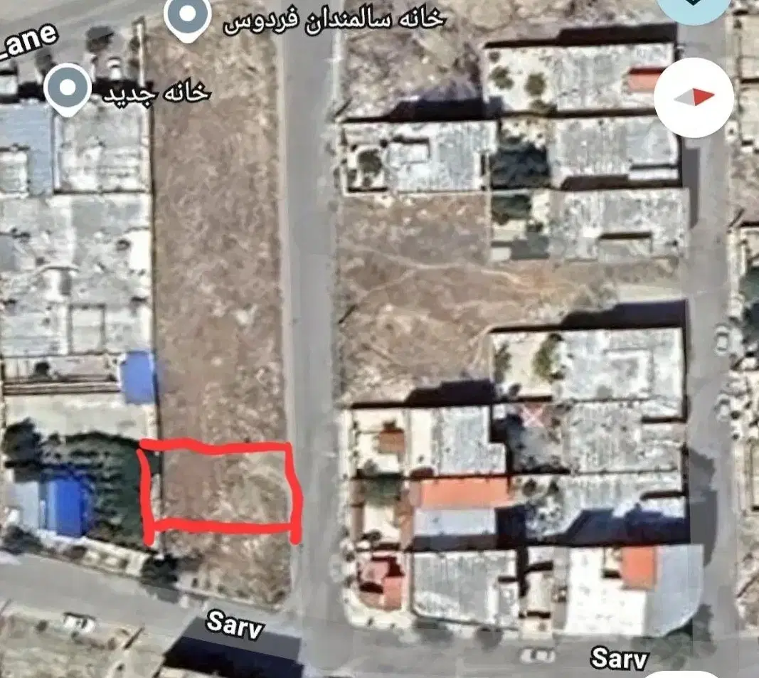 فروش زمین در آبشناسان ۲۱۶متر