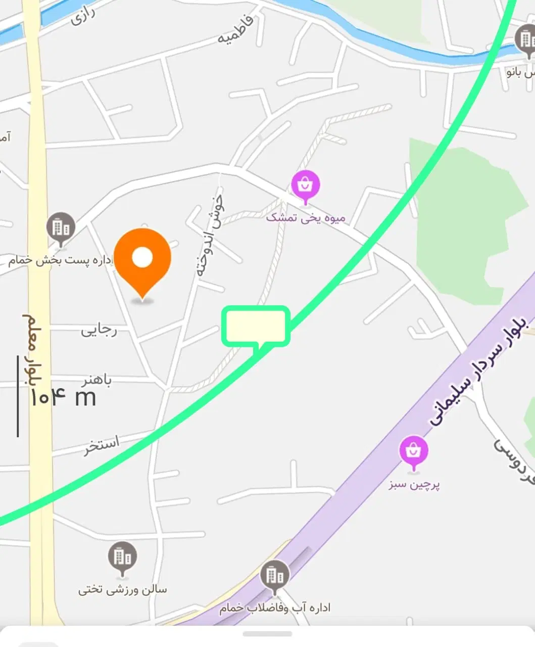 فروش ۳۱۰متری زمین تجاری و مسکونی بلوار معلم خمام