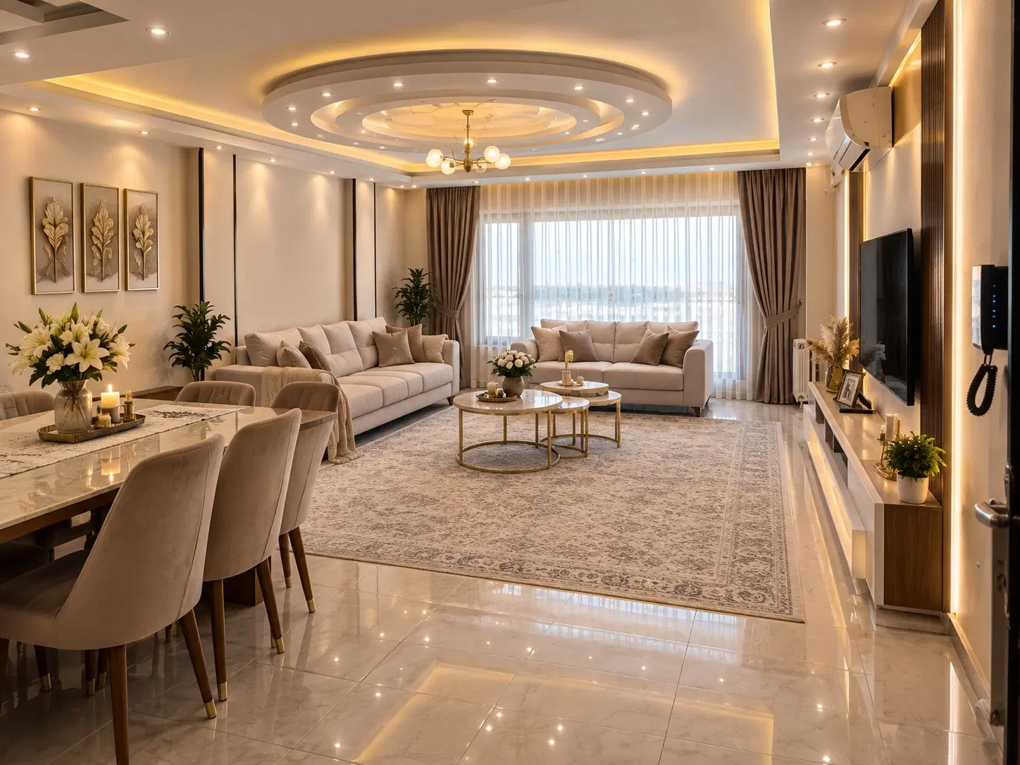 اپارتمان نوساز ۳خوابه _مسجدسید_میرداماد_طیب_فروغی