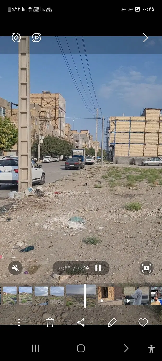 زمین ملکی  تک برگ سند ۱۰۰متر خیابان دهمتری