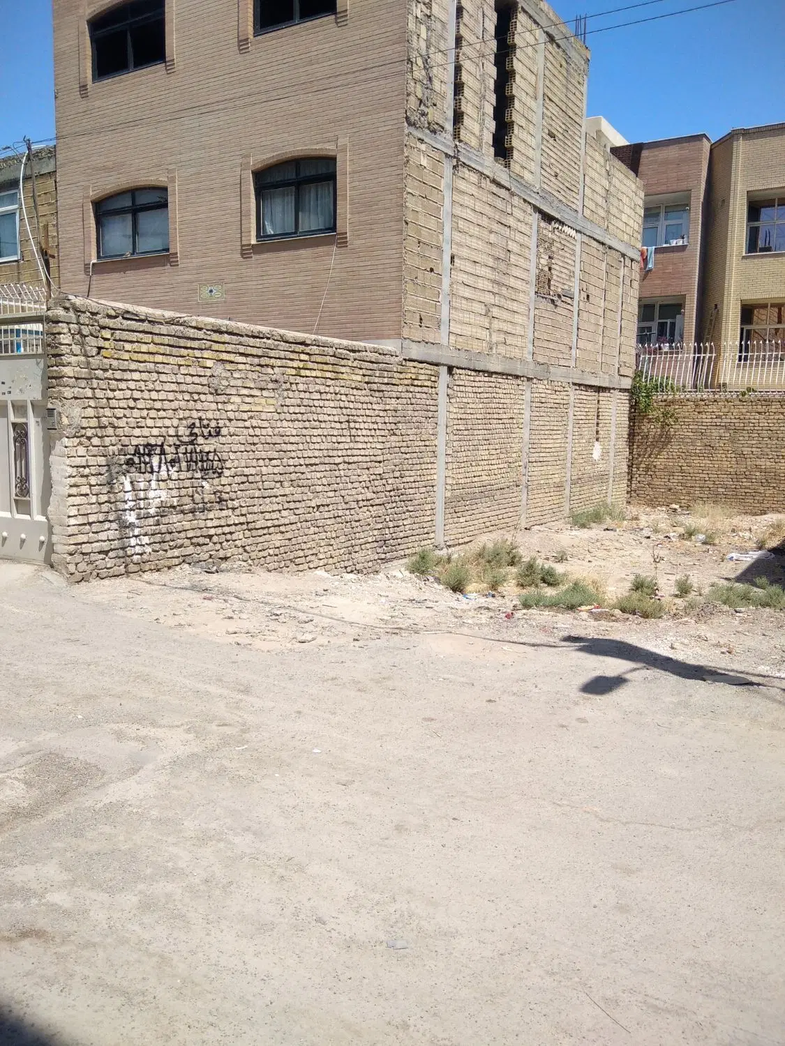فروش زمین140متری درب به حیاط