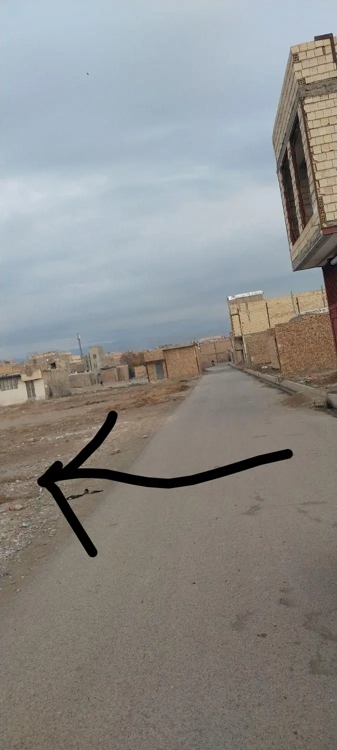 زمین_نقلی توبافت_کوچه7متری چهارباغ ملک