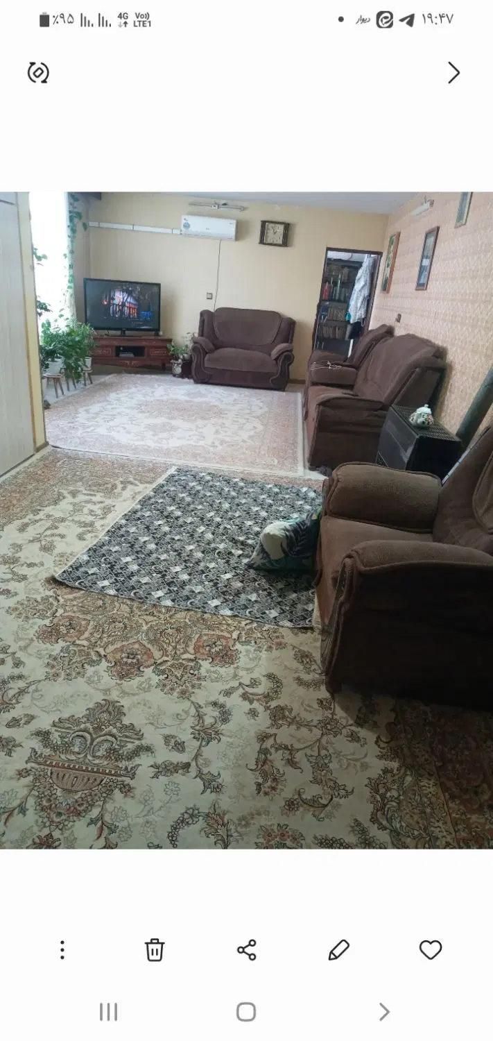 رهن واجاره  ۶۵ متری  ۲ خواب  عکس واقی نیست