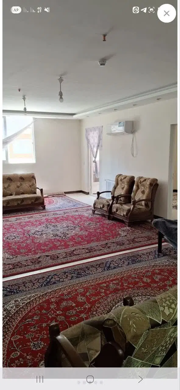 اجاره آپارتمان ۱۲۰ متر ۲ خواب فول  خ صمدیه لباف