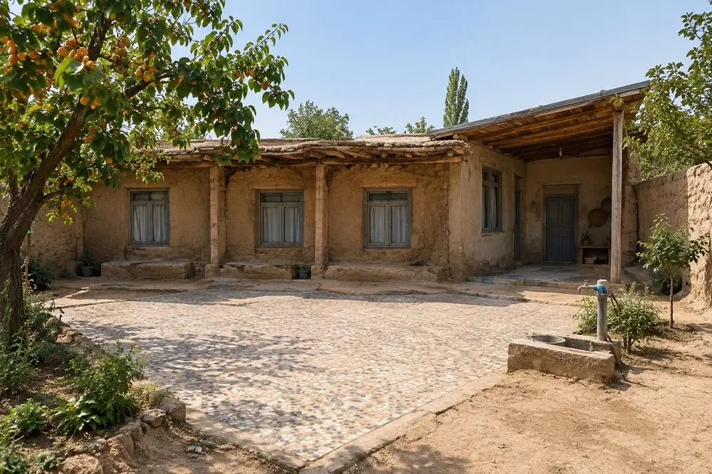 فروش ۱۷ قصب خانه باغ قدیمی در گلباف