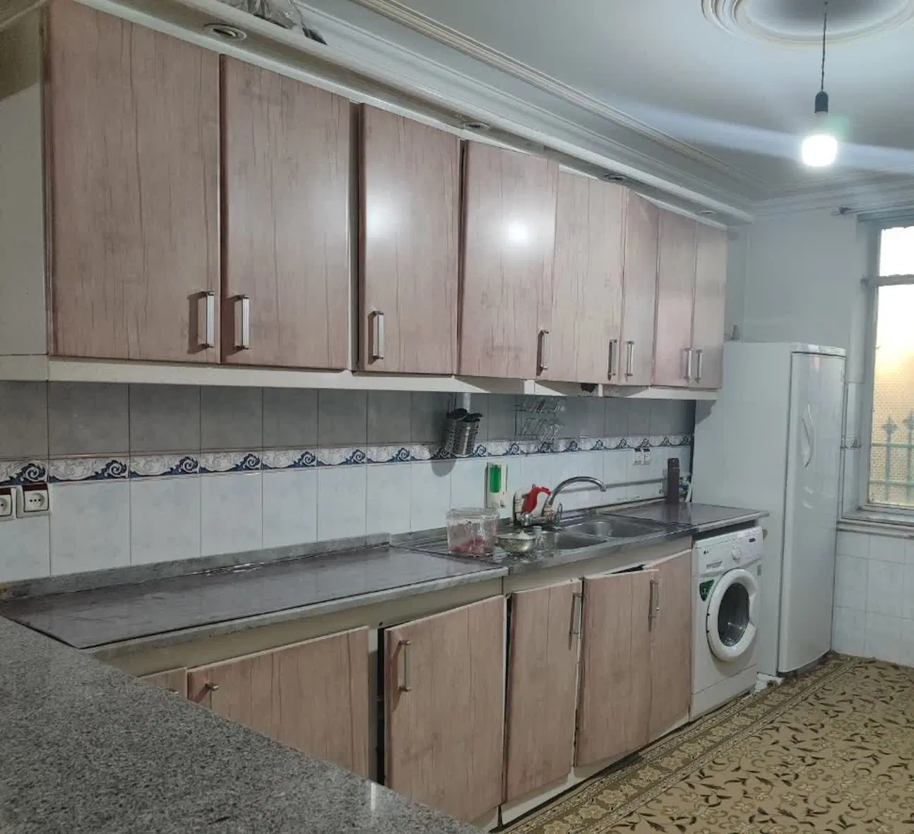 رهن کامل _۱۲۰ متری_ شهرک مدنی زمین شهری_ طبقه دوم